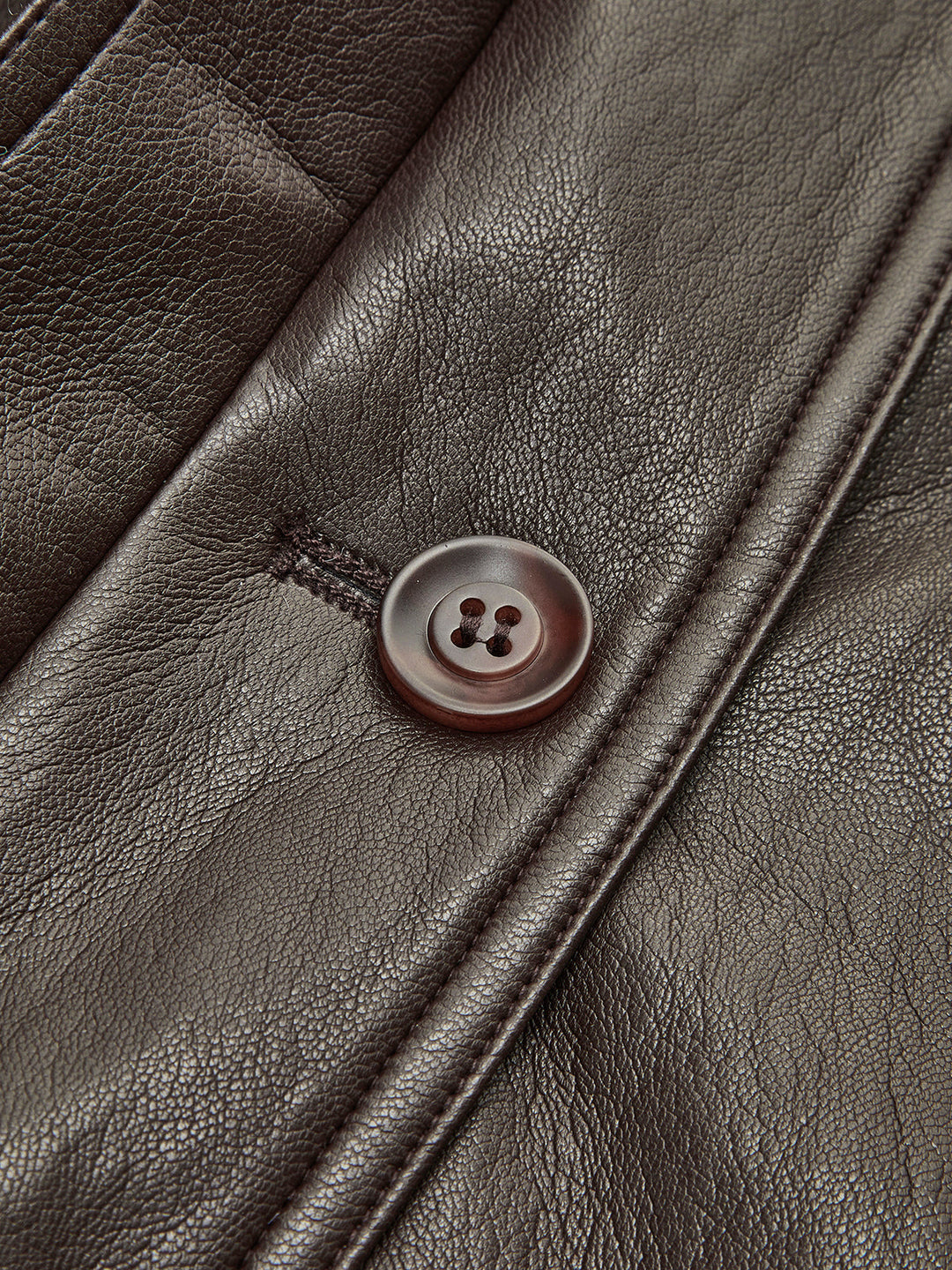 Drune | PU-Leder Gurtjacke