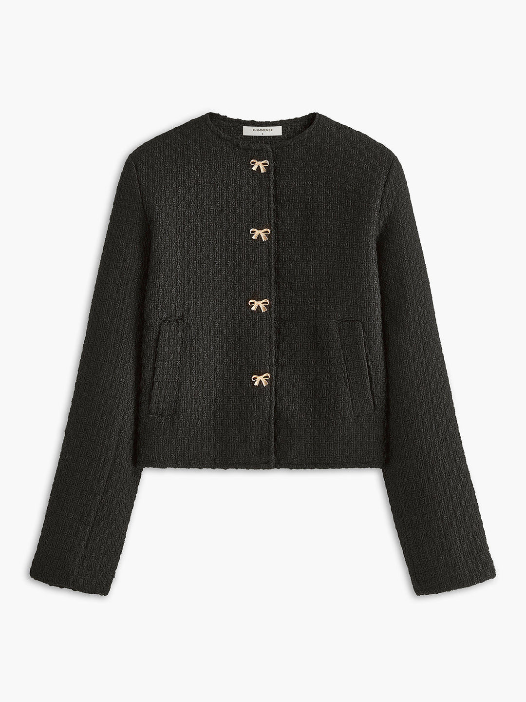 Drune | Schleifen-Tweed-Jacke