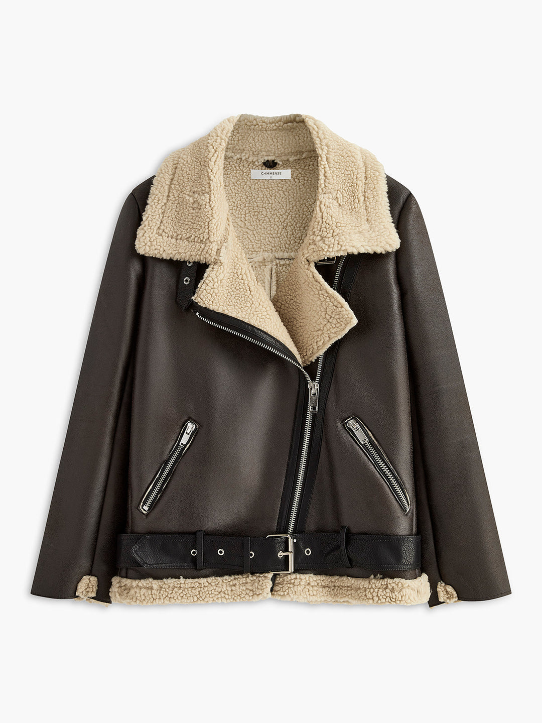 Drune | Gürtelige weiche Fleecejacke