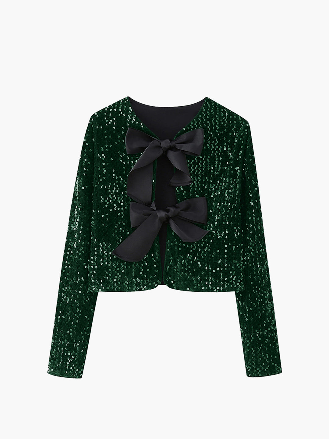 Drune | Samt Schleifen Dekor Jacke