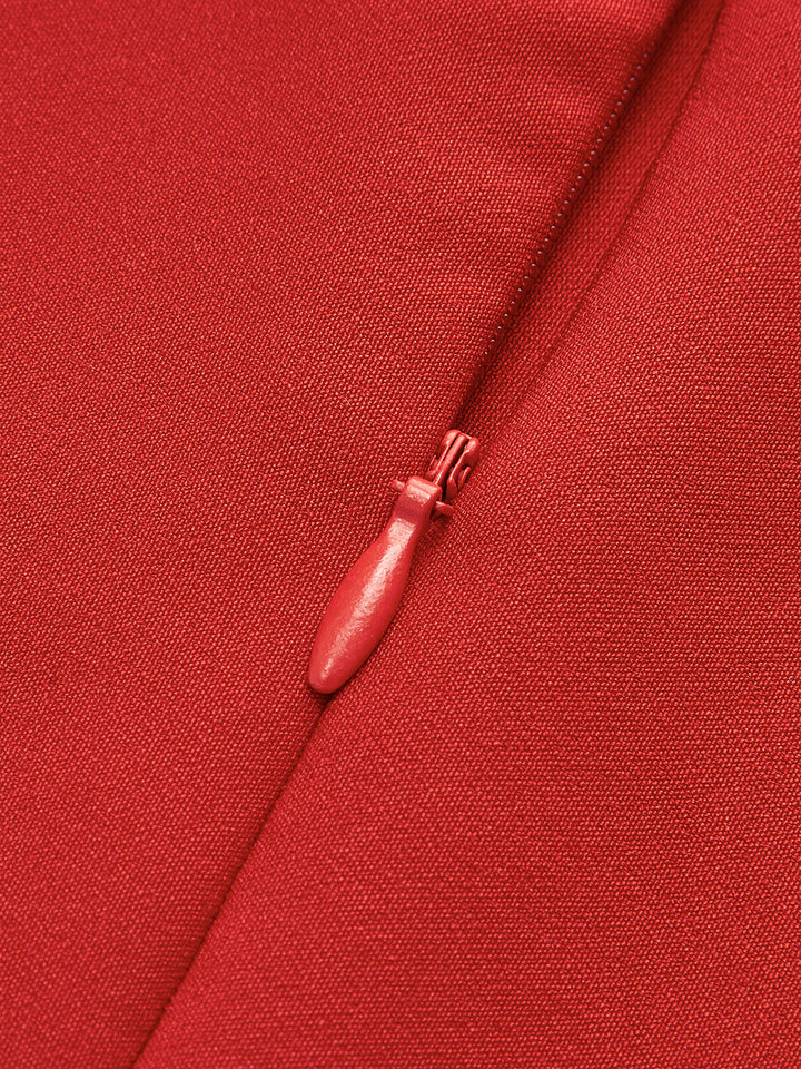 Drune | Minimalistische Schlichte Gesäßausschnitt Kleid