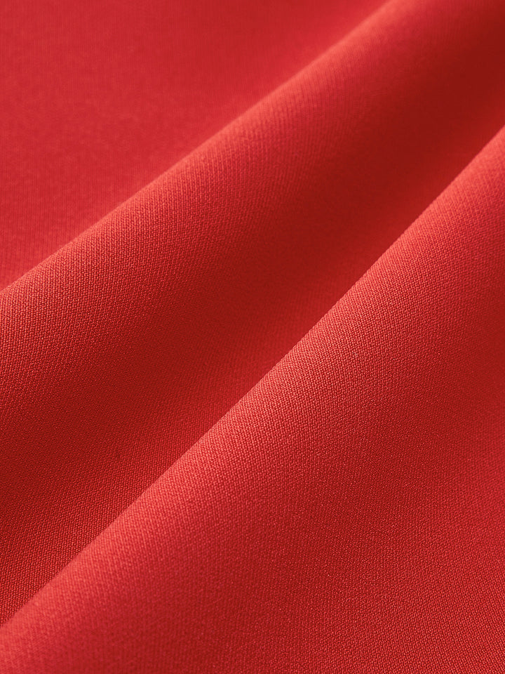Drune | Minimalistische Schlichte Gesäßausschnitt Kleid