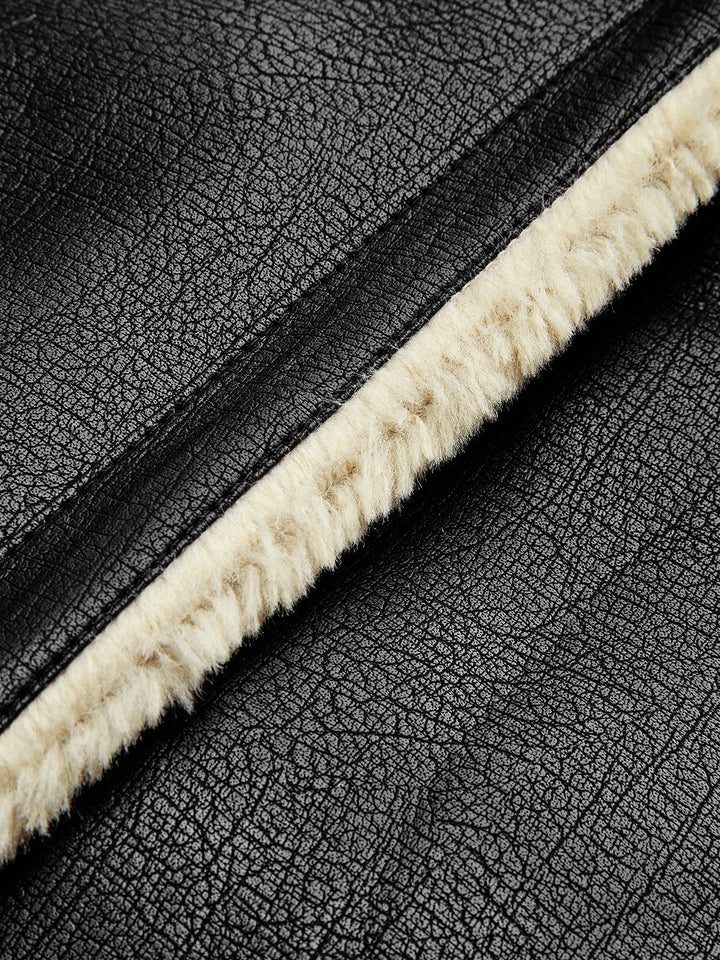 Drune | Blessed Sherpa gefütterte Lammfell Flugjacke