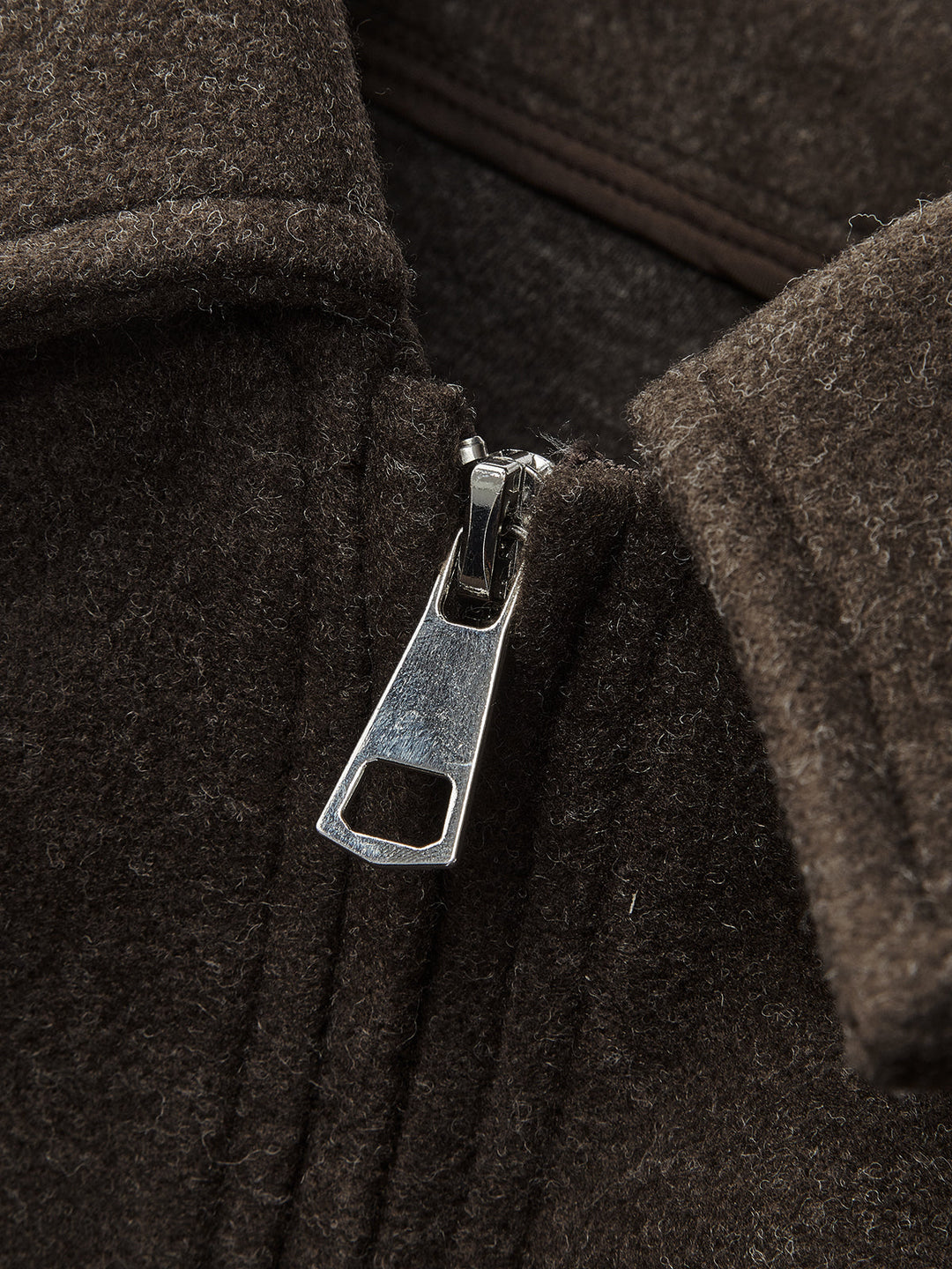 Drune | Reißverschluss Tweedjacke