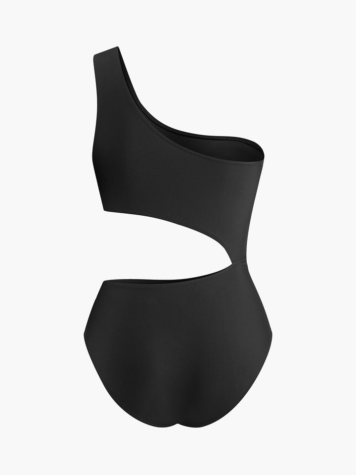 Drune | Asymmetrischer Cutout Einteiler Badeanzug
