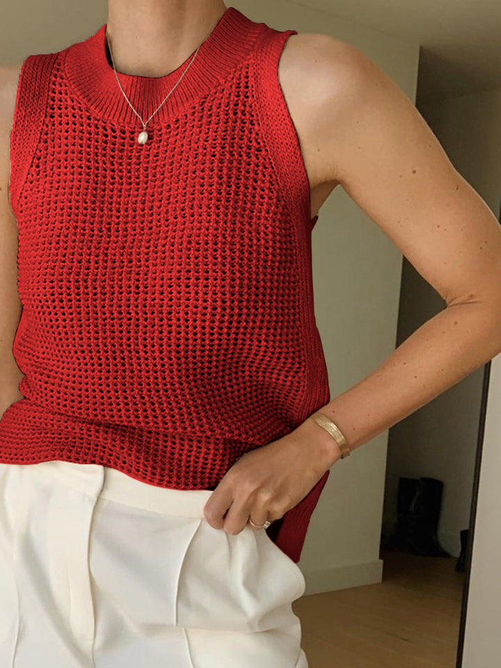 Drune | Strick Hohles Festes Tank Top