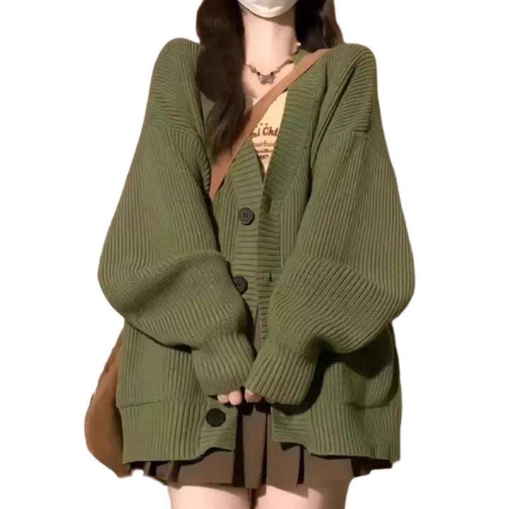Drune | Damen Freizeit Baumwoll Strickjacke