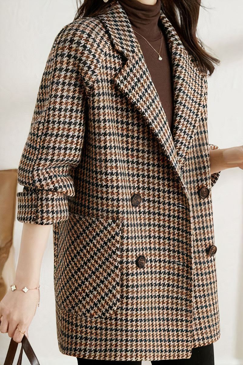 Drune | Elegante Weste im Pepitadesign