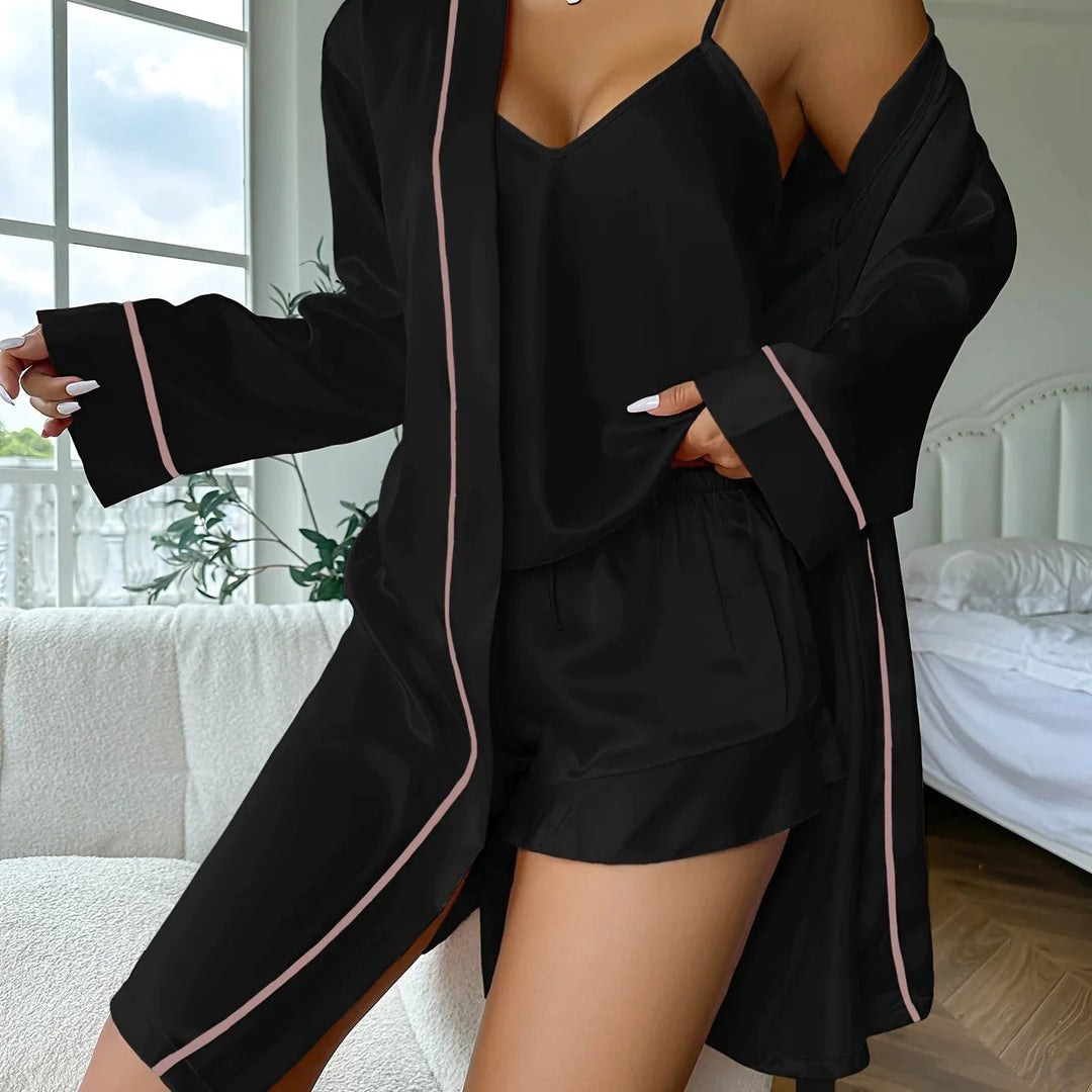 Drune | Teiliges Satin Pyjama Satz Barbara