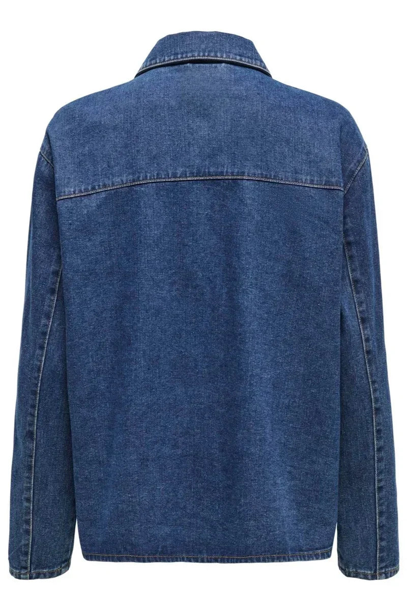 Drune | Set mit Bindebandjacke und Weitjeans Denim Lässig und Trendy