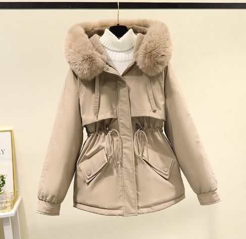 Drune | Übergroße Baumwoll Wd Jacke mit Samtfutter