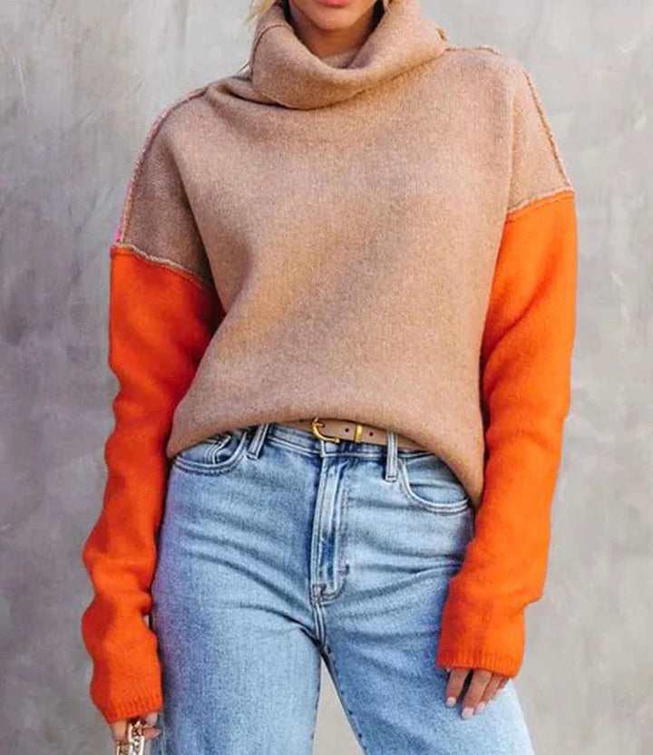 Drune - Atemberaubender Farbblock-Pullover