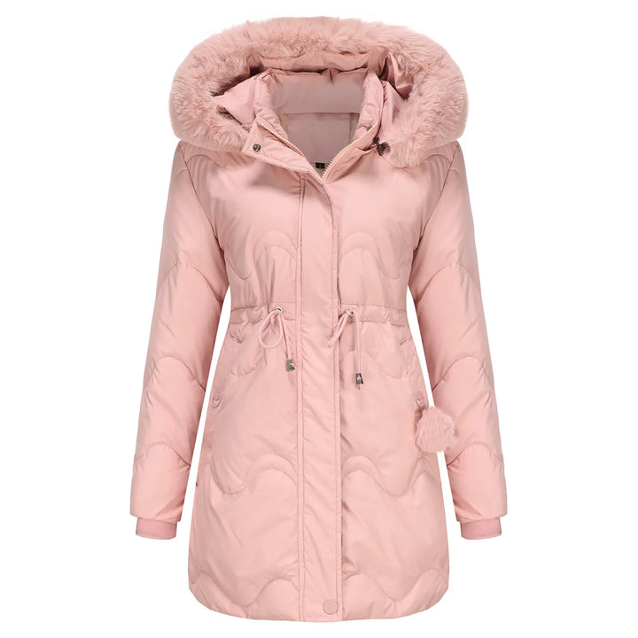 Drune - Wattierte Winterjacke mit flauschigem Kragen