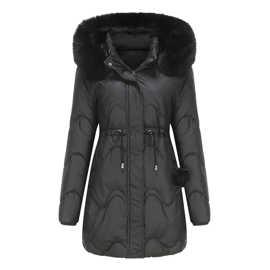 Drune - Wattierte Winterjacke mit flauschigem Kragen