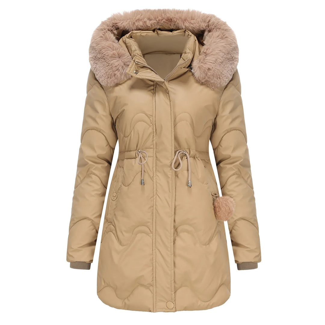 Drune - Wattierte Winterjacke mit flauschigem Kragen