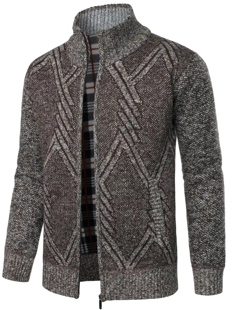Drune | Trendig Gestrickte Strickjacke für Männer