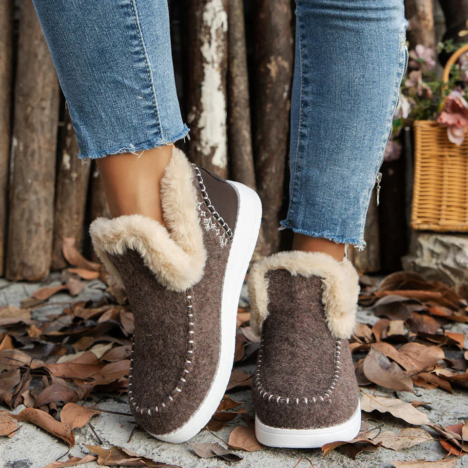 Drune | Gemütliche Damen Winter Stiefeletten