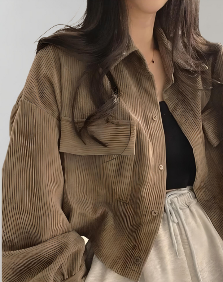 Drune | Große Jacke mit Brusttaschen für Damen