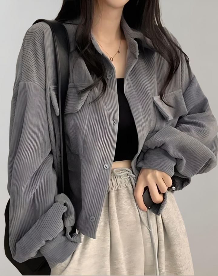 Drune | Große Jacke mit Brusttaschen für Damen