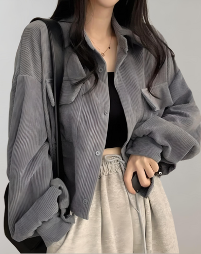 Drune | Große Jacke mit Brusttaschen für Damen