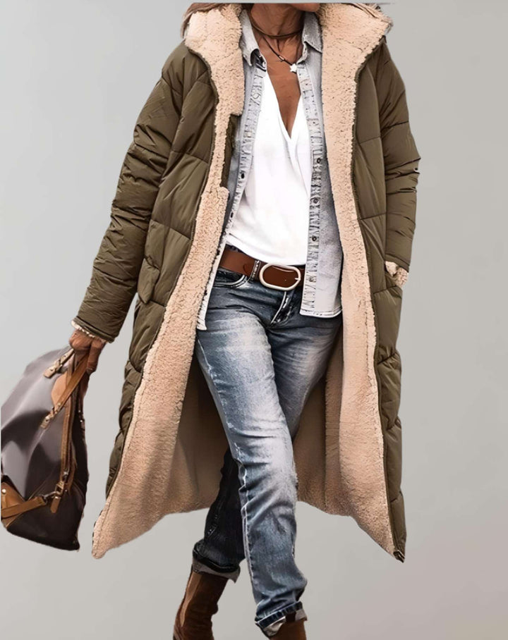 Drune | Winter-Trenchcoat mit Fleece-Futter