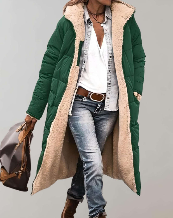 Drune | Winter-Trenchcoat mit Fleece-Futter