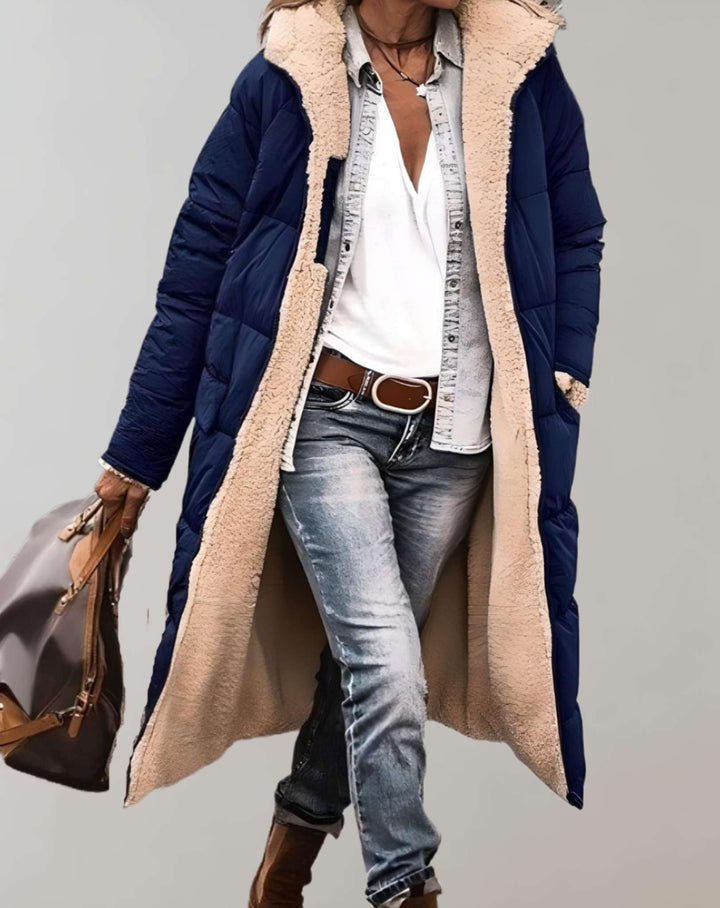 Drune | Kapuzenmantel mit Kunstfellfutter - Ultra-warm & stilvoll - Wasserabweisend - Winterbekleidung