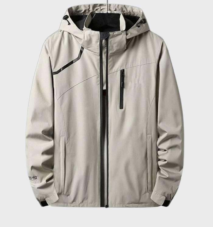 Drune | leichte, wind- und wasserdichte Jacke mit Kapuze, geeignet für Outdoor-Aktivitäten