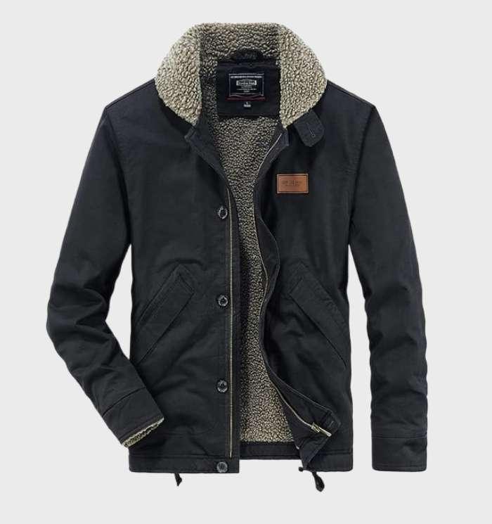Drune | Schnitt- und Stichschutzjacke für Selbstverteidigung mit Taschen und Reißverschluss