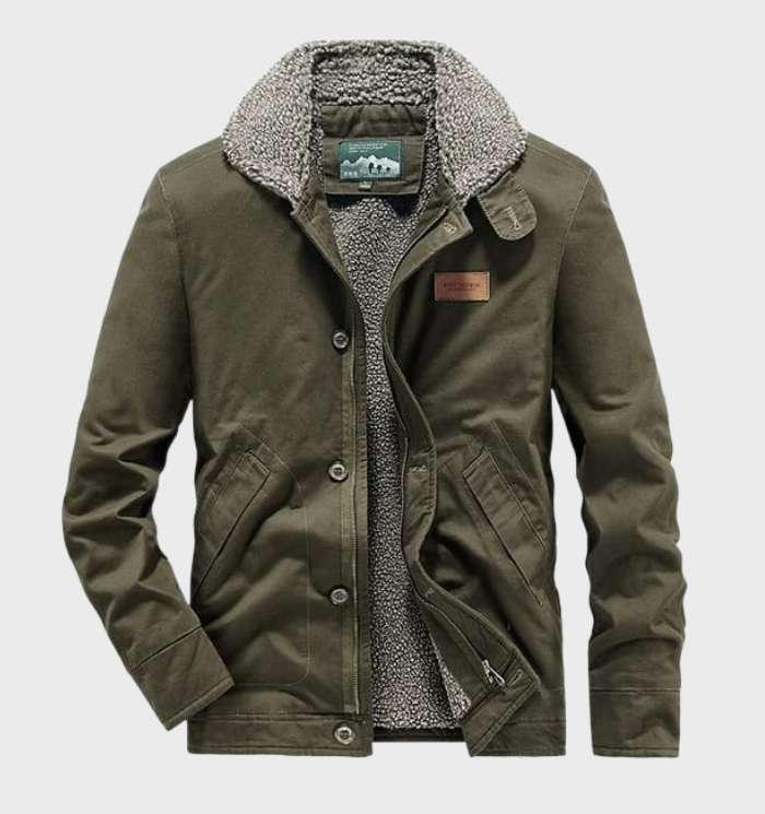 Drune | Schnitt- und Stichschutzjacke für Selbstverteidigung mit Taschen und Reißverschluss