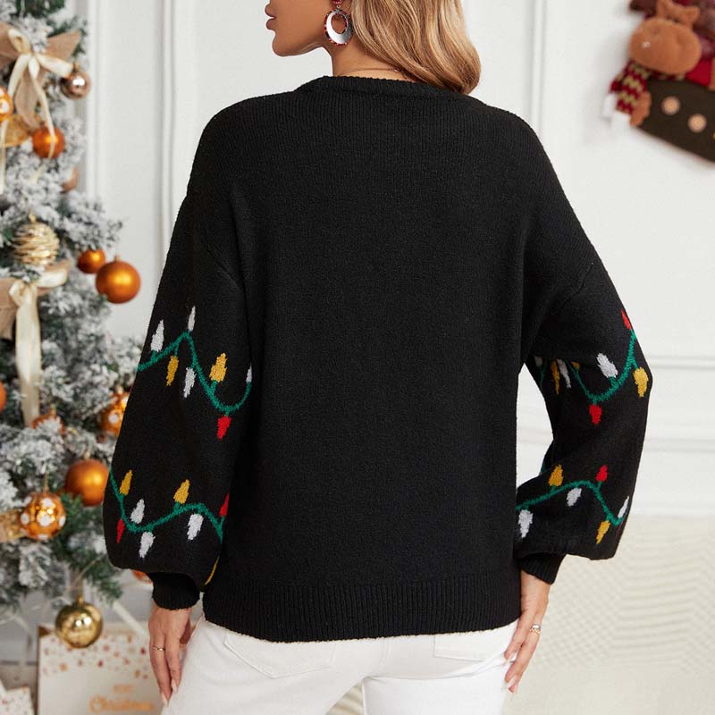 Drune | Bequemer Weihnachtsstrickpullover für Winter