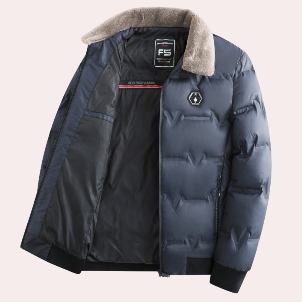 Drune | Gepolsterte Winterjacke Für Herren Für Kalte Tage
