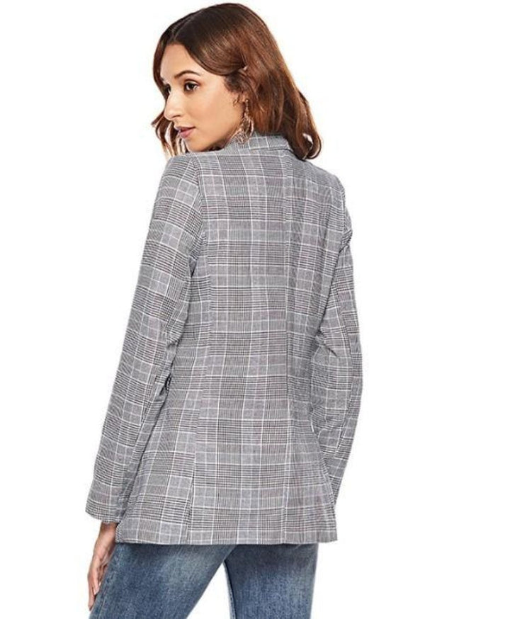 Drune | Karierte Blazer Moderner Schnitt Klassische Eleganz