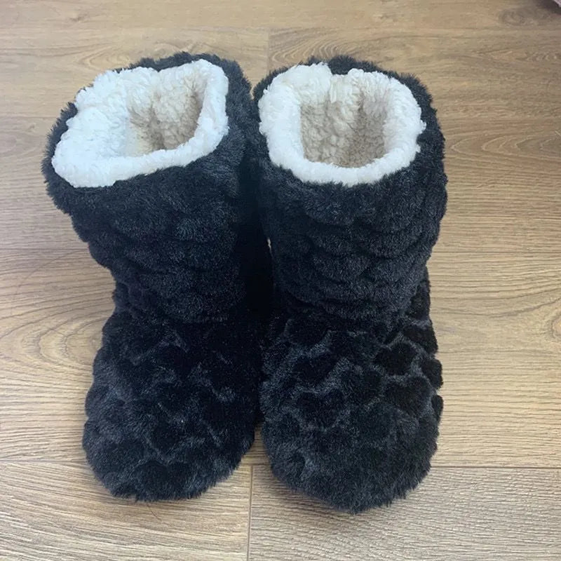 Drune | Plüsch Hausschuh - gemütliche Fleece-Pantoffeln