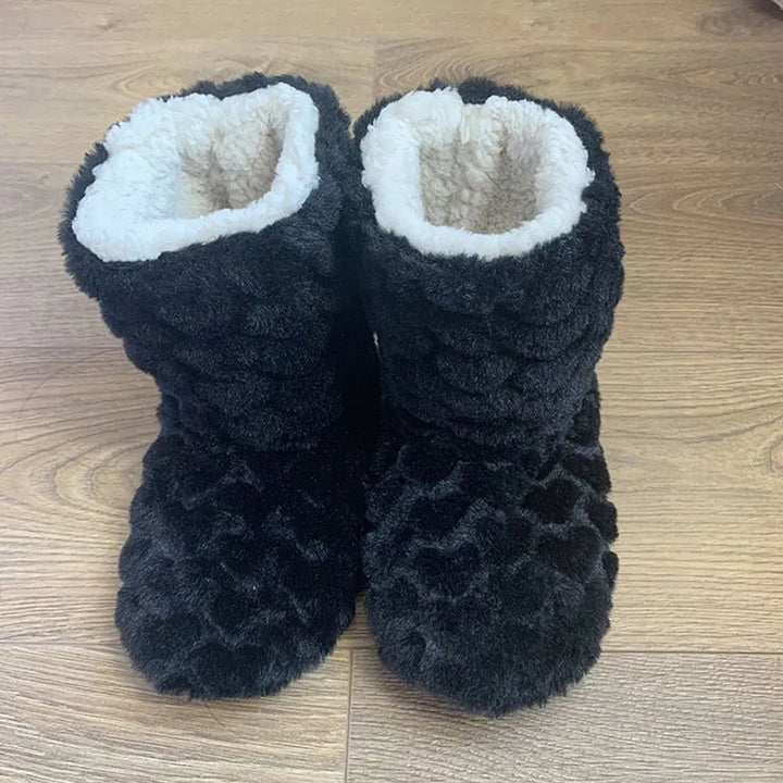 Drune | Plüsch Hausschuh - gemütliche Fleece-Pantoffeln