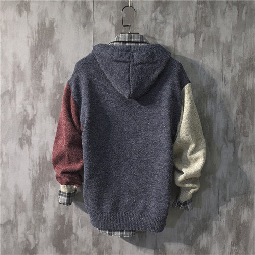 Drune | Bunter, Bequemer Pullover Kapuzenpullover