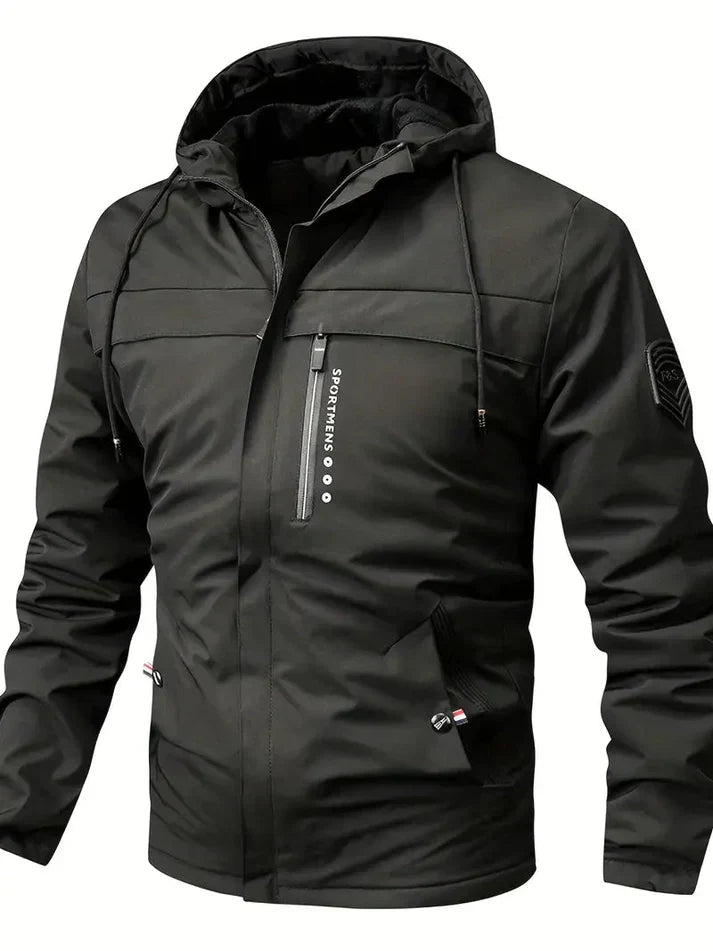 Drune | Hochwertige Winterjacke mit Fellinnenfutter und Taschen für Herren