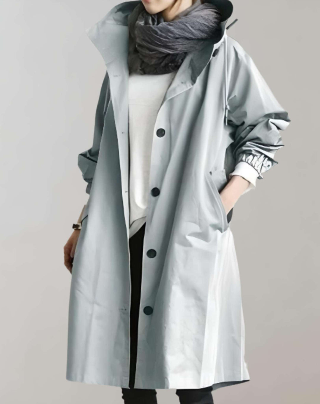 Drune | Eleganter Damen-Trenchcoat Lang