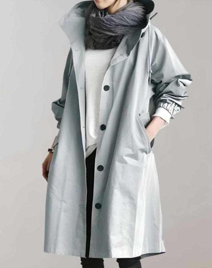 Drune | Eleganter Damen-Trenchcoat Lang