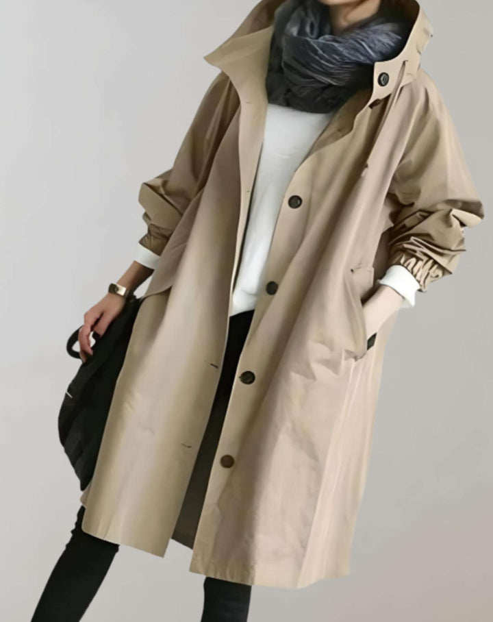 Drune | Warmer Trenchcoat Mit Kapuze