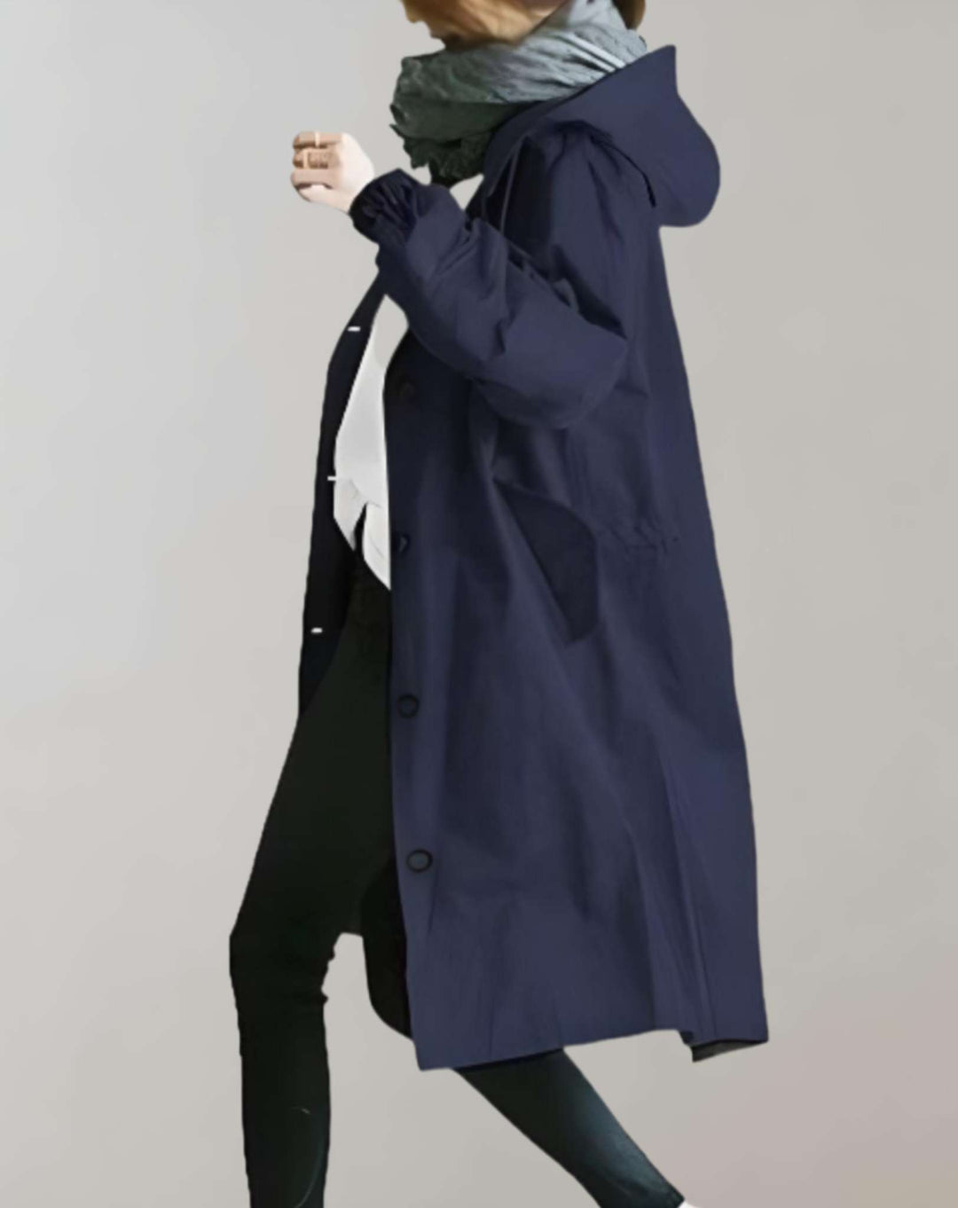 Drune | Eleganter Damen-Trenchcoat Lang