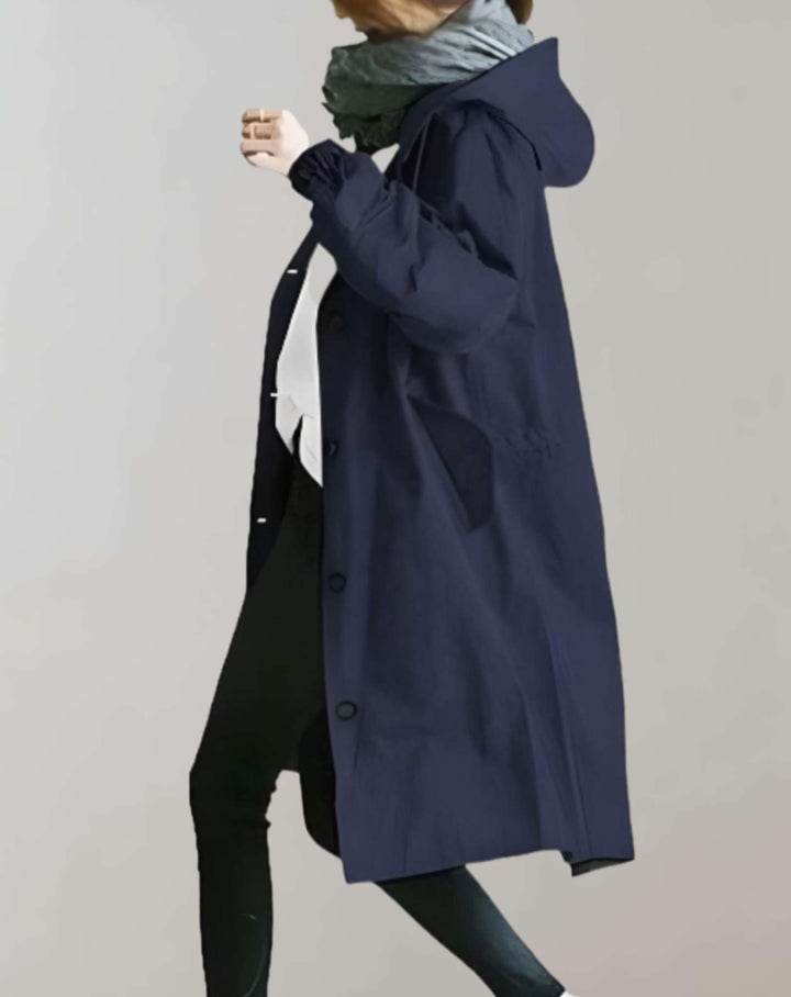 Drune | Eleganter Damen-Trenchcoat Lang