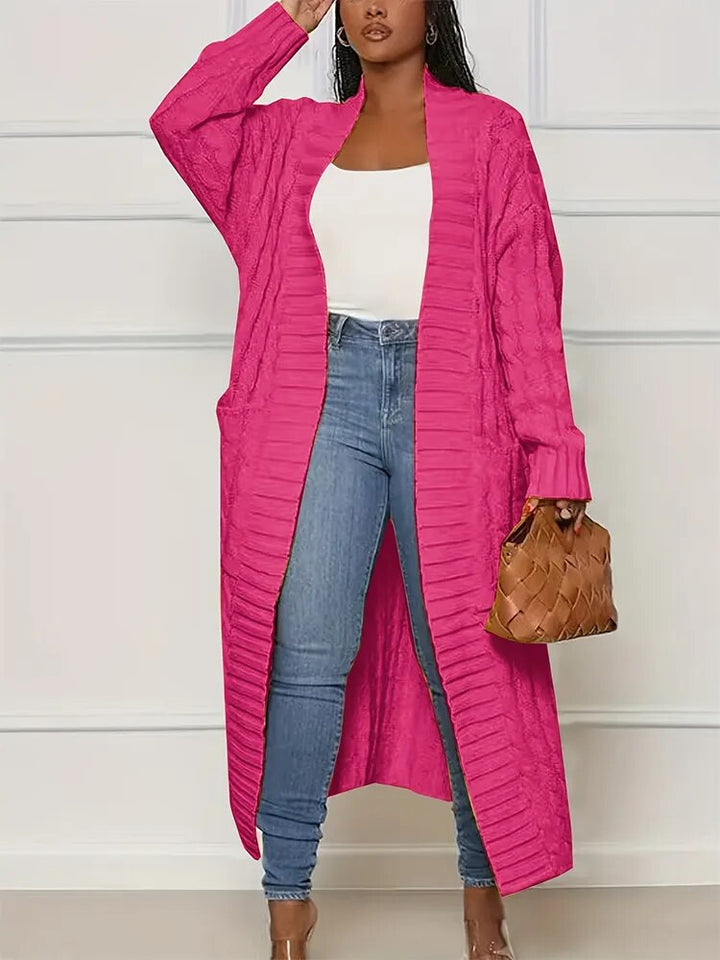 Drune | Dicke Strickjacke mit Taschen