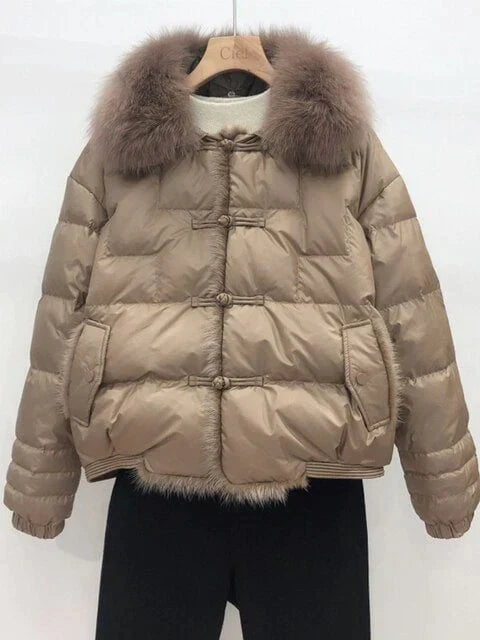 Drune | Lockere Pufferjacke - Warm & Vintage