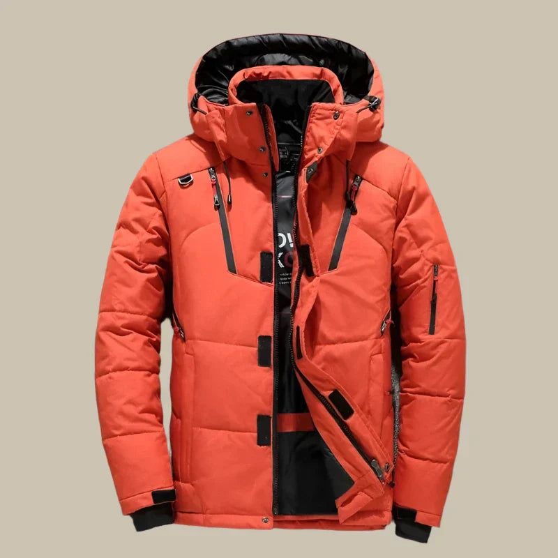 Drune | Wasserdichte Herren-Winterjacke mit Kapuze