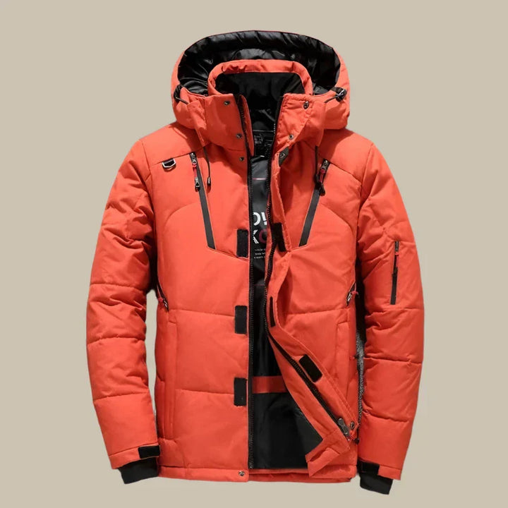 Drune | Wasserdichte Herren-Winterjacke mit Kapuze