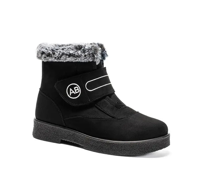 Drune | Neue Kaninchenfell-Baumwollschuhe Damen Hochisolierte Schneestiefel