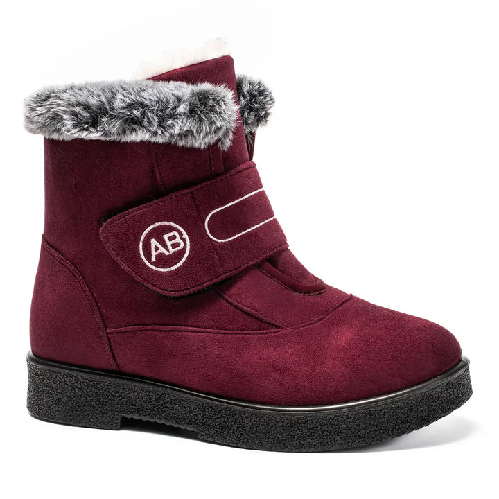 Drune | Neue Kaninchenfell-Baumwollschuhe Damen Hochisolierte Schneestiefel