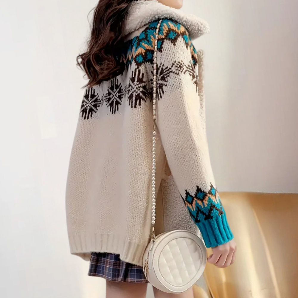 Drune | Eleganter Weihnachts Winter Pullover für Damen