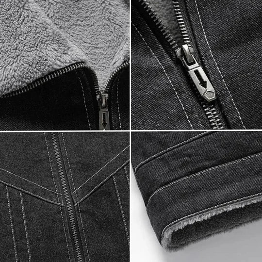 Drune | Herren Winter Bikerjacke